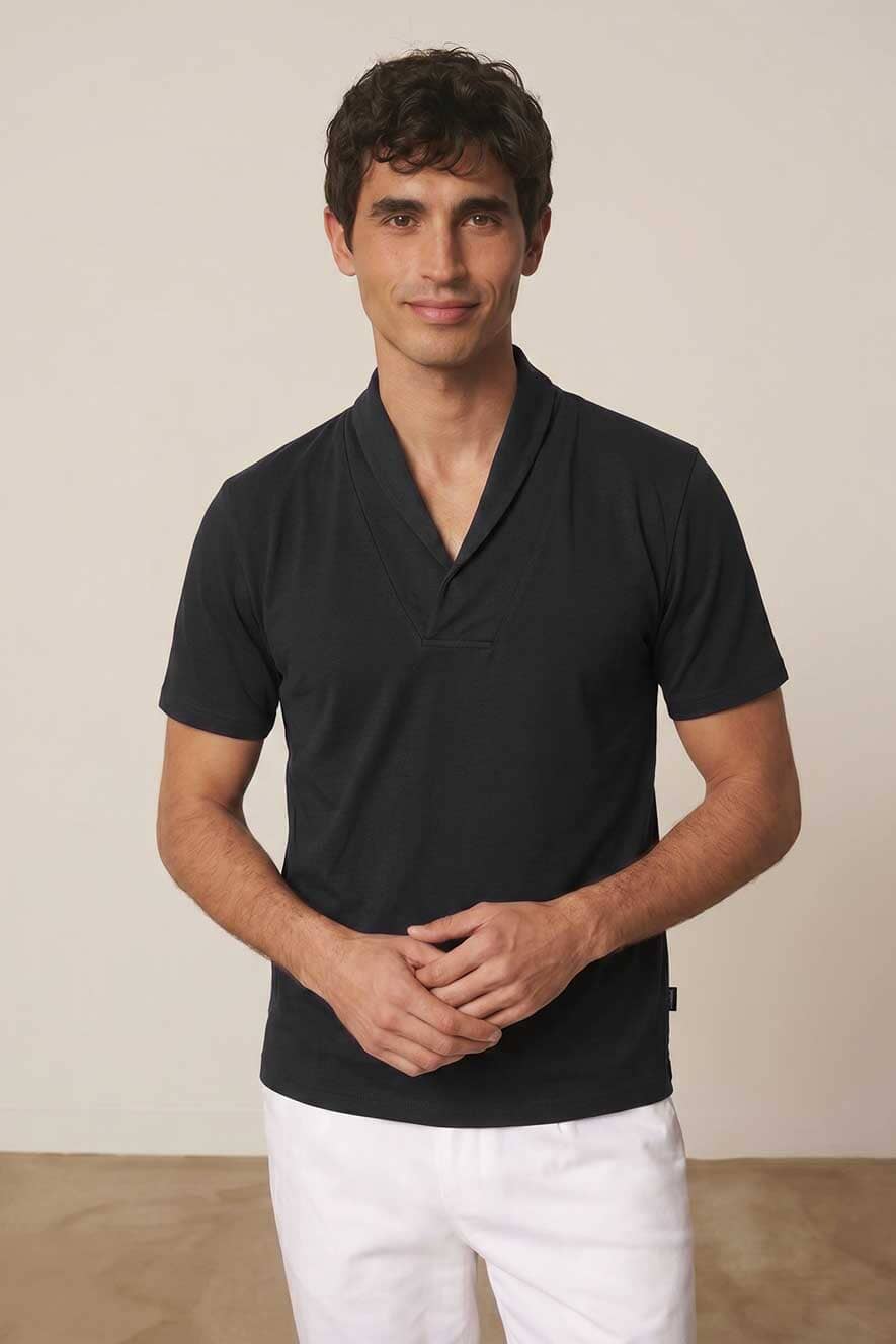 shawal collar t-shirt